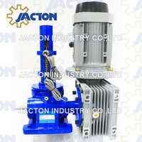5 tons capacity electric worm gear screw jack 75mm stroke electric screw lift