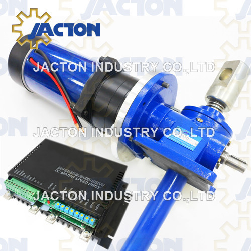 24vdc electric screw jack 5 tons capacity 10 inch electric screw lifts