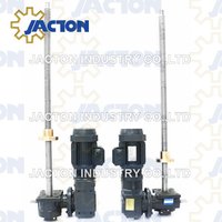 electric worm screw jack assembly 5 tons with traveling nut 36inch stroke