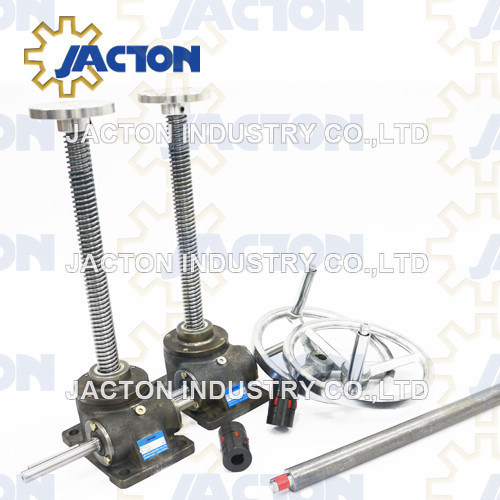 2.5 ton manual acme screw jacks for crank table or desk hand wheel screw jack
