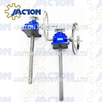 8:1 ratio hand worm screw lift 10 tons manual screw jacks 500 mm