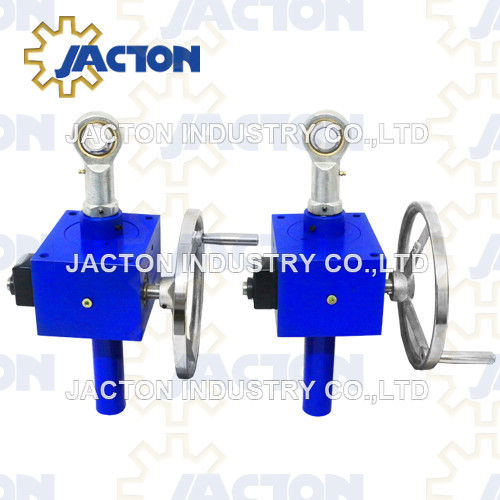 Hand Operated Lifting Screw Jacks 50 Kn Force 150 Length With Position Indicator