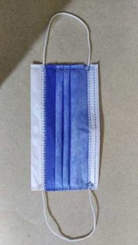 Anti-pollution 4 Ply Face Mask - Non Woven Material, Blue Color | Ultrasonic Sealing, Skin Irritation Prevention