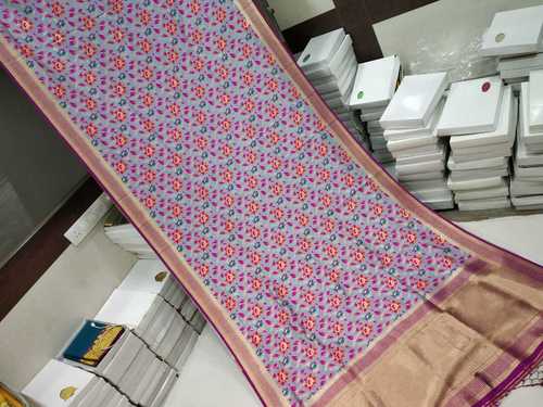 Banarasi Saree Purple with Gold Zari
