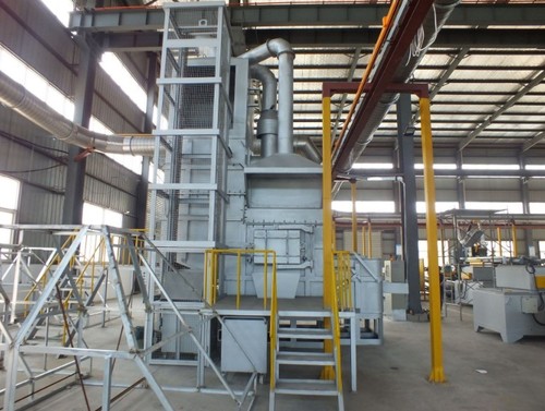 Grey Aluminium Central  Melting And Holding Furnace