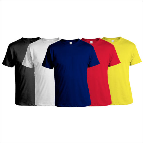 Mens Round Neck Plain T-Shirts