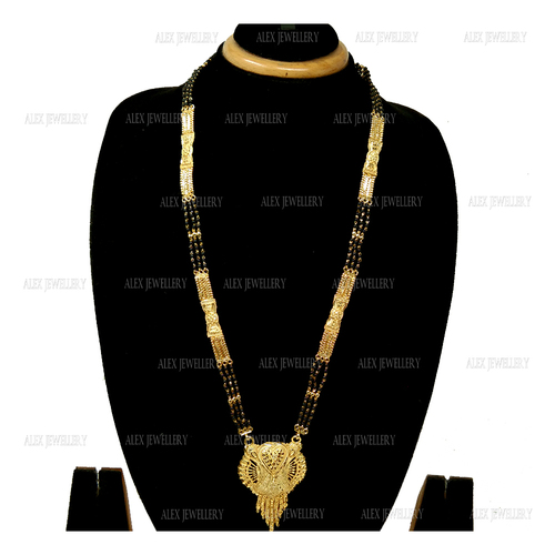Latest Stylish Gold Plated Forming Mangalsutra