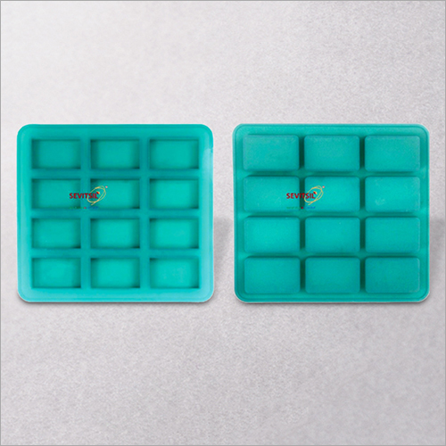 Rectangular Shape Silicone Soap Mould