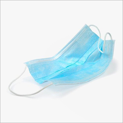 Hospital Face Mask - Melt Blown Non Woven, Free Size | Efficient 95% Filtration, Disposable, Ear Loop for Secure Fit