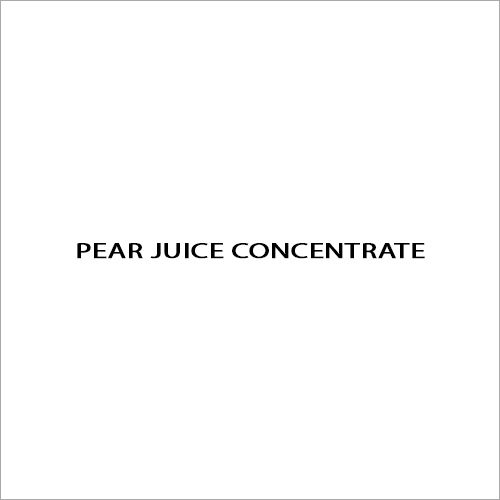 Pear Juice Concentrate