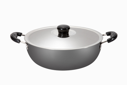 Kadhai 6 Ltr Steel Lid Induction Base