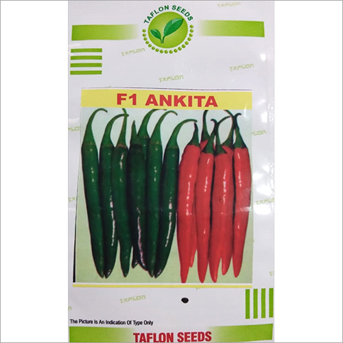F1 Ankita Chilli Seed - Premium Quality Spice Seed, Enhances Digestion and Saliva Production