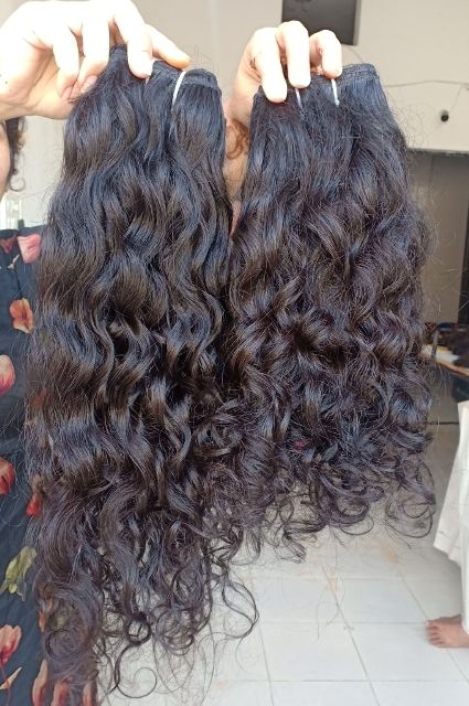 Raw Virgin Single Donor Curly Human Hair