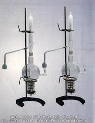 DISTILLATION APPARATUS VERTICAL ALL GLASS (ELECTRICAL HEATED By ACE SCIENTIFIC WORKS