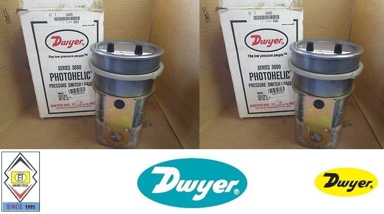 Dwyer A3230 Photohelic Pressure Switch Gauge Range 0-30 psi