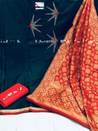 Khatali work cotton dress