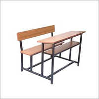 Brown School Two Seater Bench