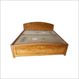 Wooden Double Bed - Sheesham & Sagwan Brown Polished Finish | Durable Eco-Friendly Foldable Indoor Furniture