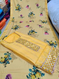 Unstitched dress material