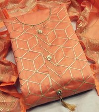 Gota pati work dress