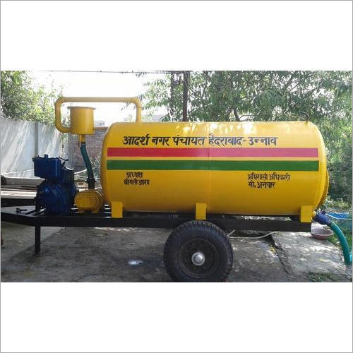 500 Ltr Sewer Suction Machine - Mild Steel, 5000Ltr Capacity, Yellow Color, 220V Voltage, Suitable for Heavy Load Sewer Cleaning