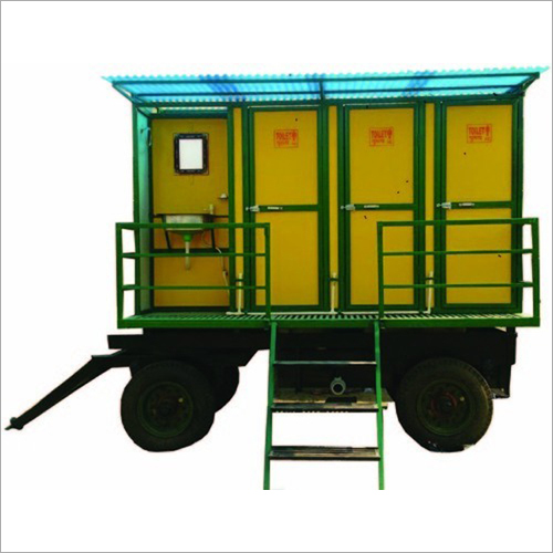 GI Sheet 6 Seater Mobile Toilet