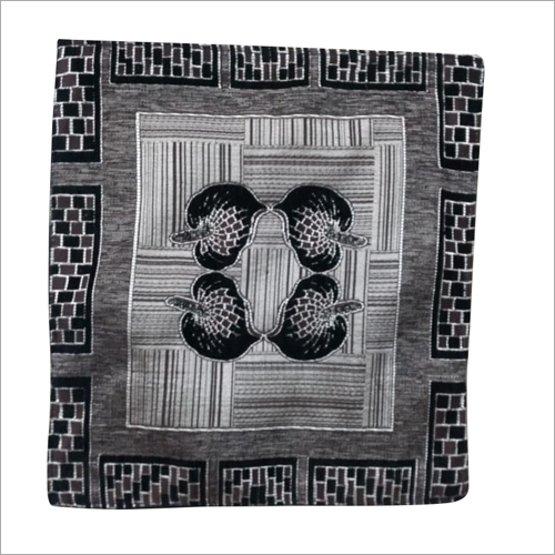 Modern Cushion Cover - Square Shape, Customizable Size & Design | Black-Grey Washable Printed Pattern for Home & Hotel Use