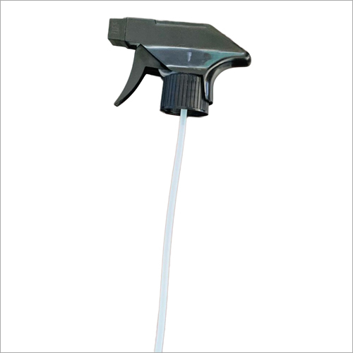 Colin Trigger Spray Pump - Plastic Material, Rigid Hardness, Black Color | Manual Pressure Operation, Versatile Bottle Compatibility