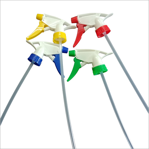 Trigger Pump - Plastic, Rigid Construction | Manual Pressure, Available in Different Colors, Standard Flow Rate