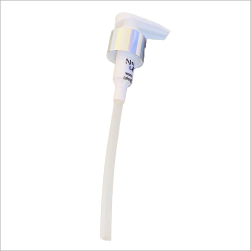 Cream Bottle Spray Pump Cap - Plastic, Standard Flow Rate, White, Rigid | Push Pump for Manual Pressure, Available in Various Colors