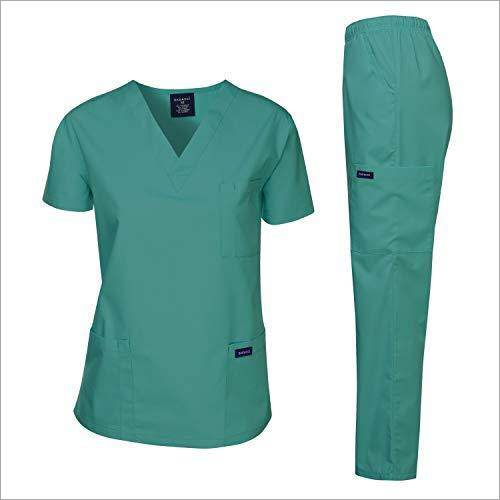 Blue Hospital Nursing Staff Uniform