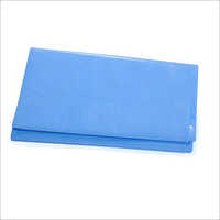 Ot Table Sheet - 100% Cotton, Rectangular Shape, Blue Color | Washable, Plain Pattern For Hospital Use