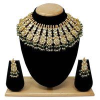 Gold Plated Kundan Necklace  Set