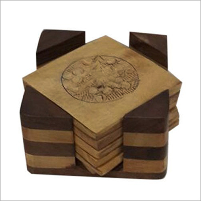 Engraved Wooden Coaster