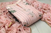 Multi Party Wear Dress Material