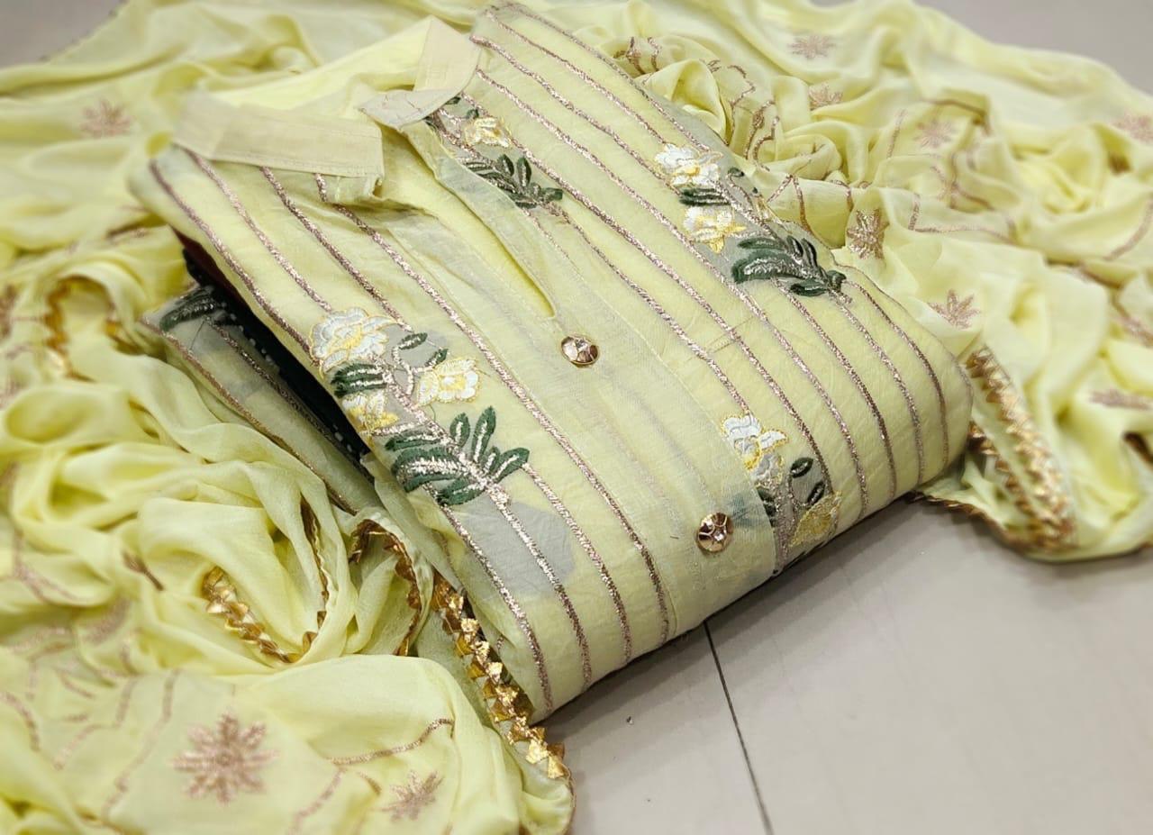 Party wear dress material