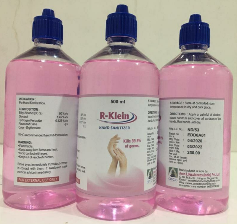 Alcohol based Sanitizer