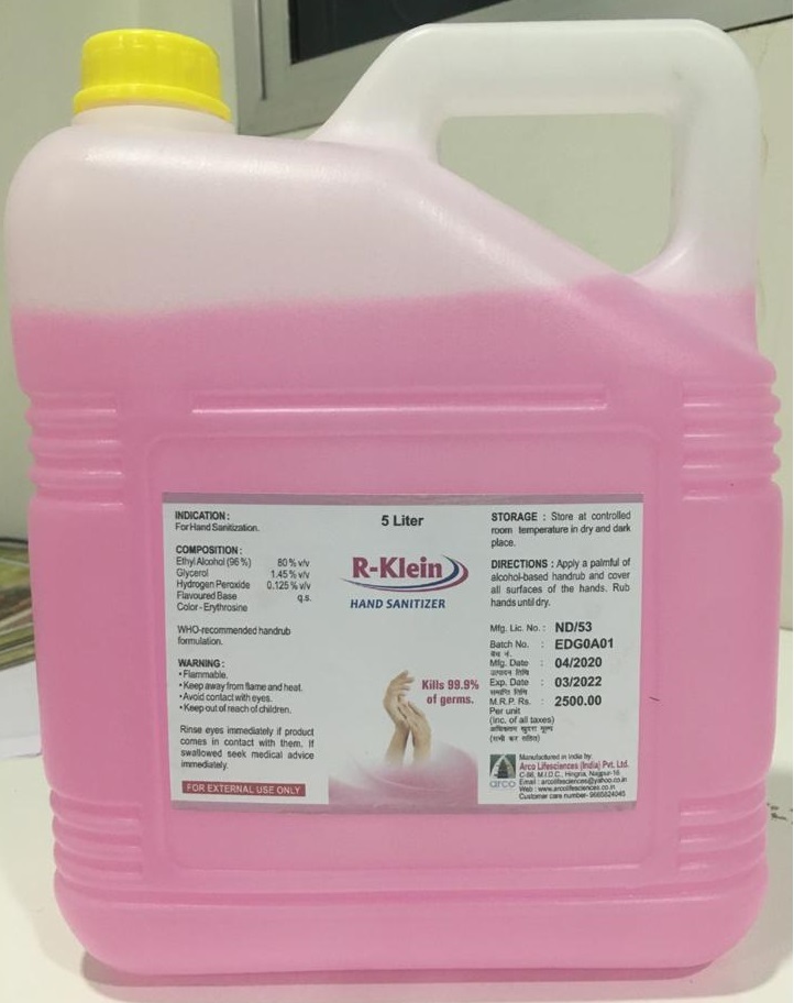 Alcohol based Sanitizer