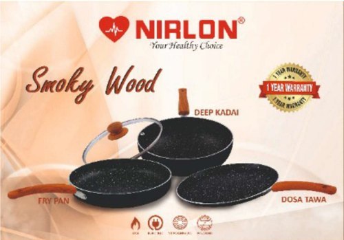 Nirlon Smoky Wood Cookware Gift Set