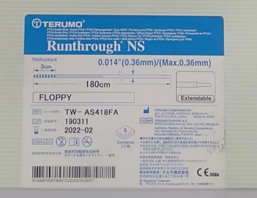 Terumo Runthrough Ns Ptca Guide Wire