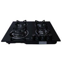 4 Burner Kitchen Hobs - Gas Type: Lpg