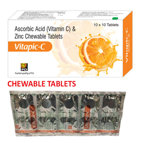 Ascorbic Acid Vitamin C And Zinc Chewable Tablets At Best Price In Madhya Pradesh Manufacturer Supplier Wholesalers