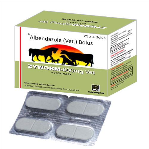 600 mg Albendazole Veterinary Bolus