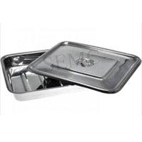 Stainless Steel Instrument Tray With Cover Dimension(l*w*h): Size L X W (inch)	size L X W(inch) 8aca A  X 6aca A 	9aca A  X 6aca A  10aca A  X 6aca A 	11aca A  X 7aca A  11aca A  X 6aca A 	12aca A  X 8aca A  12aca A  X 6aca A 	12aca A  X 10aca A  14aca A  X 6aca A 	15aca A  X 12aca A  18aca A  X 6aca A 	8aca A  X 12aca A  X 12aca A Inch (in)