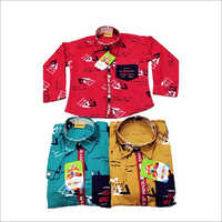 Kids Shirts - Cotton, Trendy Print Design, Various Colors & Sizes | Durable, Skin-friendly, Washable For Boys