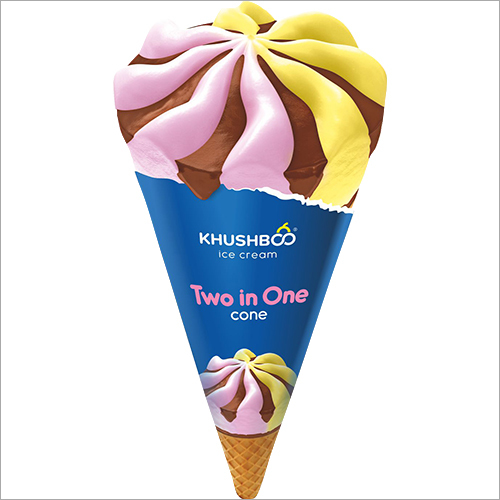 Two in One Cone Ice Cream