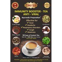 500 gm Zingysip Anti Viral Tea Added With Burnt Sugar As Immunity Booster With Vitamins