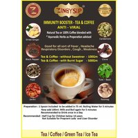 500 gm Zingysip Anti Viral Tea Added With Burnt Sugar As Immunity Booster With Vitamins