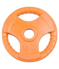 Rubber Coated Plates 3 Cut Colored