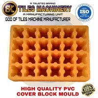 Pvc Cover Block Mold - Plastic, Sizes 20-70mm, Yellow | Cavity Options 25, 20, 30, Mold Life 2 Years, Weight 2kg